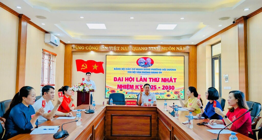 Cac chi bo phuong Hai Duong, TP Hai Phong to chuc thanh cong Dai hoi lan thu nhat. Anh: Phuong Hai Duong