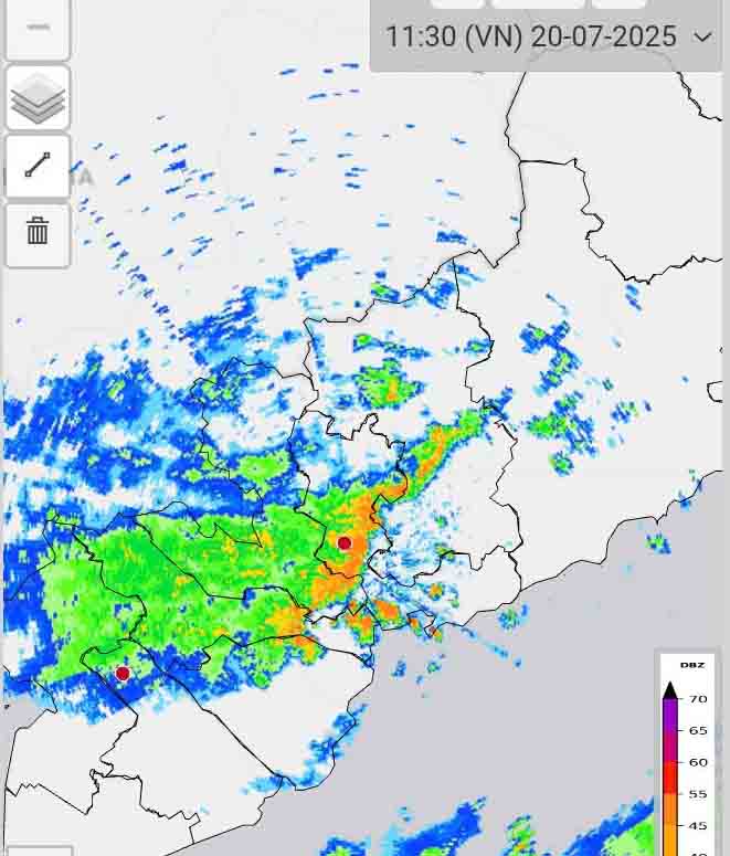 Pronostico de tormentas electricas en la region sur. Foto: Hidrometeorologia en la region de las tierras altas del sur y centro