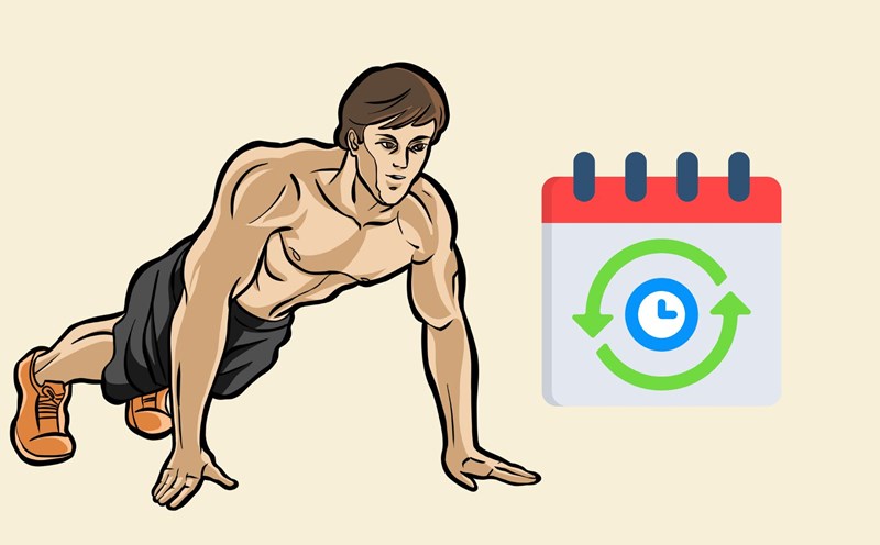 Push-ups help improve overall strength. Graphics: Thanh Thanh