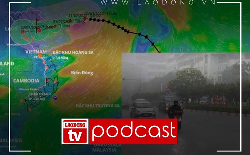 Morning news 21.7: The area will be strongly affected by storm No. 3 Wipha