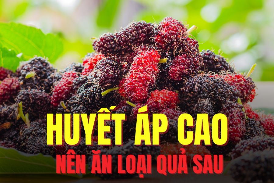 People with high blood pressure can consider adding mulberries to their diet appropriately. Graphics: Tra My