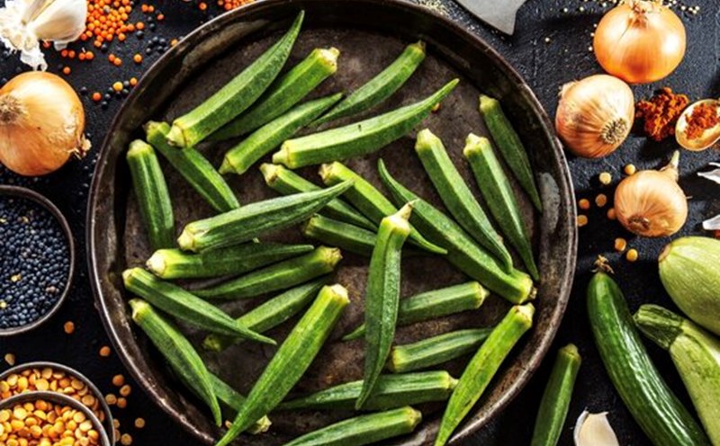 Health benefits of okra. Photo: Thuy Duong