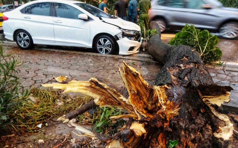 Hanoi weather forecast for the next 3 days is very heavy rain due to the impact of storm No. 3 Wipha. Photo: To The