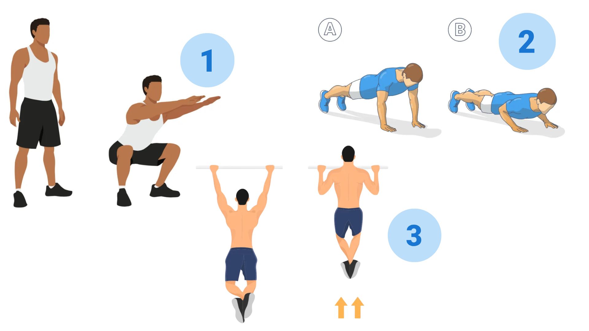 Daily exercise helps increase strength. Graphics: Thanh Thanh