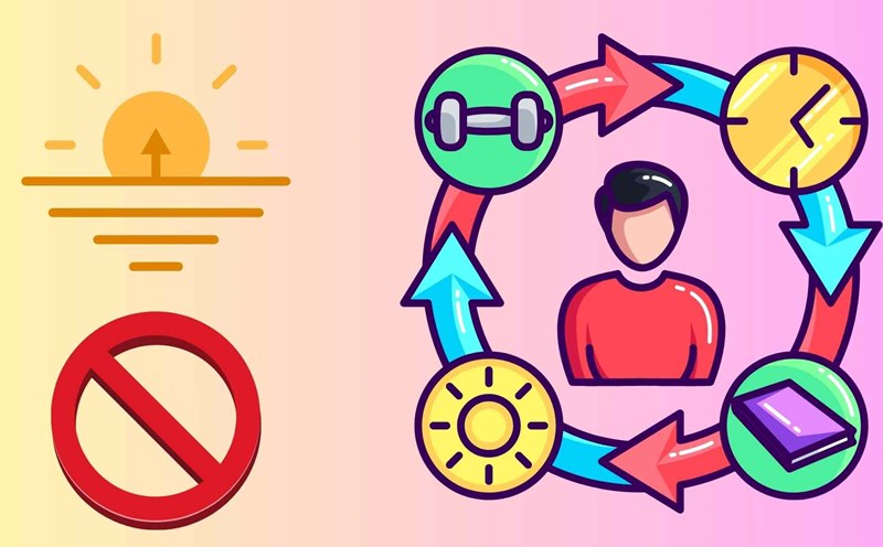 Avoiding some bad habits as soon as you wake up will help the body catch the rhythm of the day gently, limit fatigue, stress and protect cardiovascular health, digestion, and vision effectively. Graphics: Huyen Trang