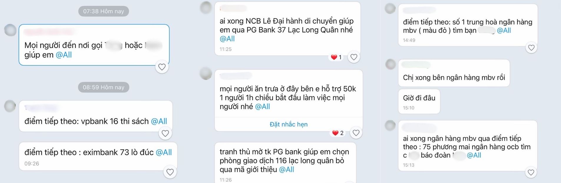 Anh: Nhom PV chup man hinh group chat 