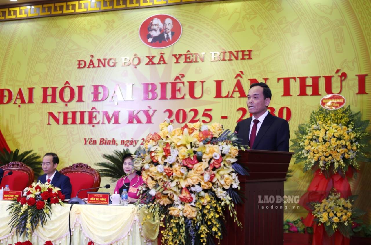 Ong Tran Luu Quang - Bi thu Trung uong Dang phat bieu chi dao tai Dai hoi. Anh: Van Duc.