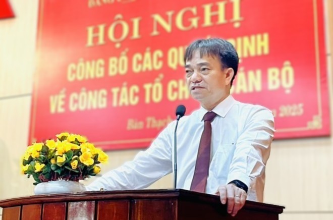 Ong Nguyen Duy An duoc chi dinh lam Bi thu Dang uy phuong Ban Thach, TP Da Nang moi. Anh: Truong An
