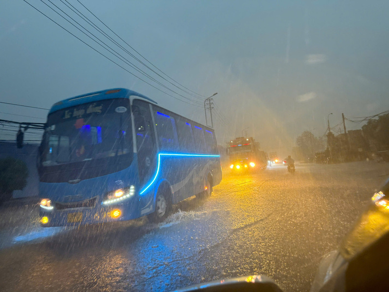 El pronostico del tiempo del norte tendra fuertes lluvias, torbellino cuando la tormenta No. 3 Wipha esta a punto de aterrizar en el continente en la noche del 21 de julio. Foto: An VI