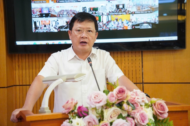 법무부 차관 Mai Luong Khoi는 집행 조직 업무에 더욱 집중할 것을 요구했습니다. 사진: 민사 집행 관리국