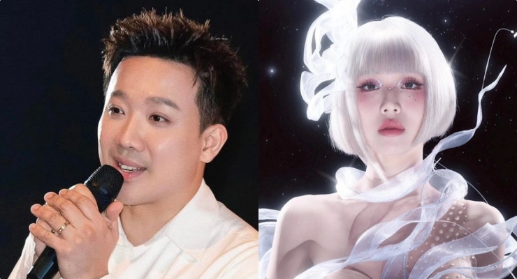 Tran Thanh과 Em xinh say hi Han Sara. 사진: VieON.