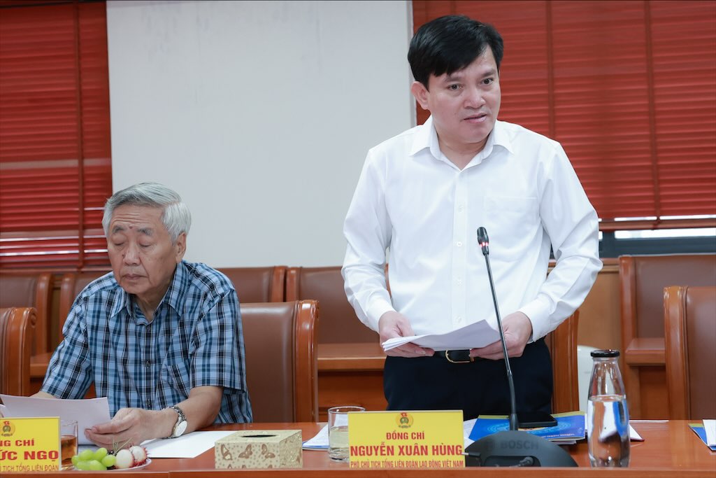 Pho Chu tich Tong LDLDVN Nguyen Xuan Hung. Anh: Hai Nguyen