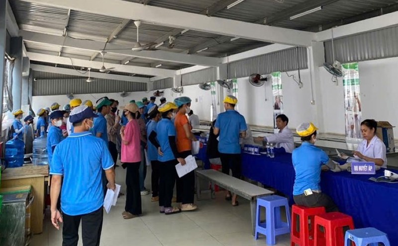 Employees participating in the recruitment will be supported by Merry Textile and Garment Products Company Limited for health examination costs. Photo: Merry Trade Union