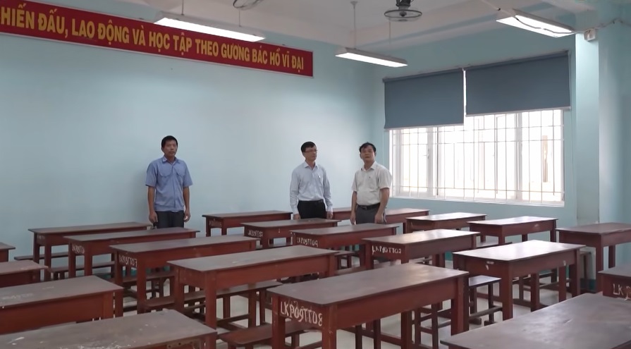 Nganh Giao duc va Dao tao tinh Quang Ngai da bo tri, sap xep cac truong, lop hoc phu hop cho hoc sinh sau sap nhap. Anh: Vien Nguyen