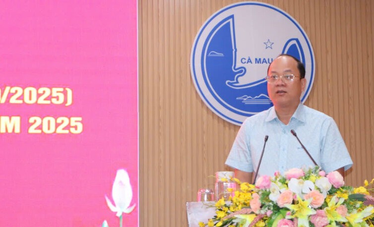 CAマウ州党委員会長官Nguyen Ho Haiは、2025年までにタスクを完了するためにユニットをより決定する必要があることを提案しました。写真：Nhat Ho