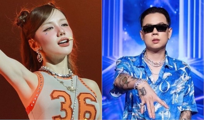 Phuong Ly and Andree are often "shipped" by their colleagues. Photo: Producer of "Em xinh say hi" and "Rap Viet"