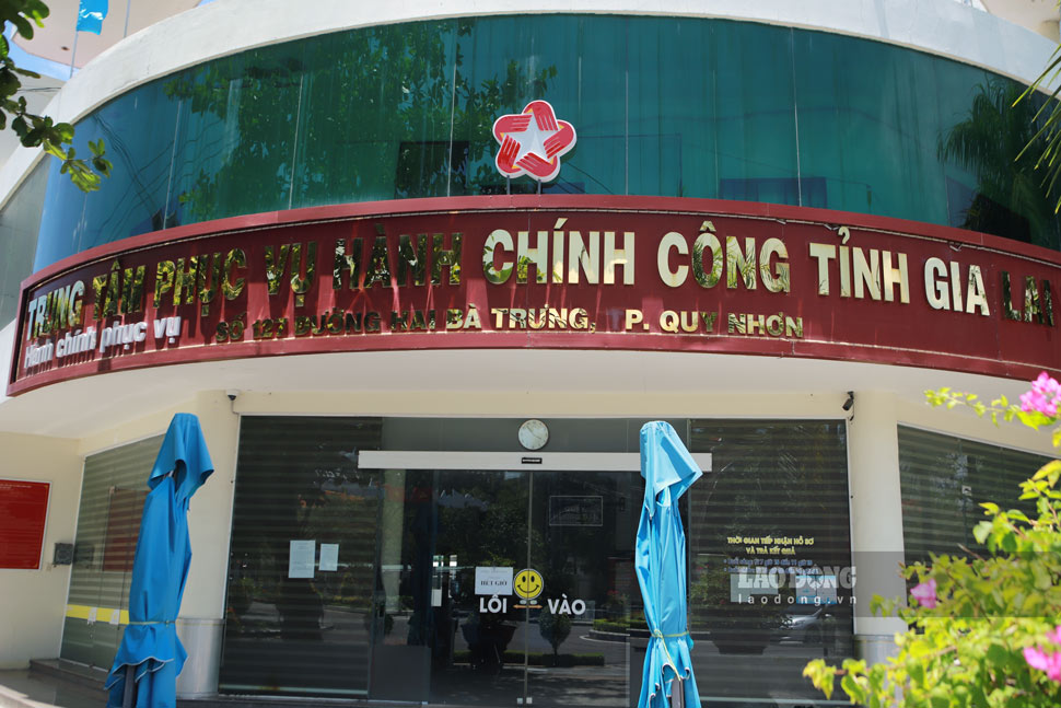 Trung tam Phuc vu hanh chinh cong tinh Gia Lai. Anh: Hoai Phuong