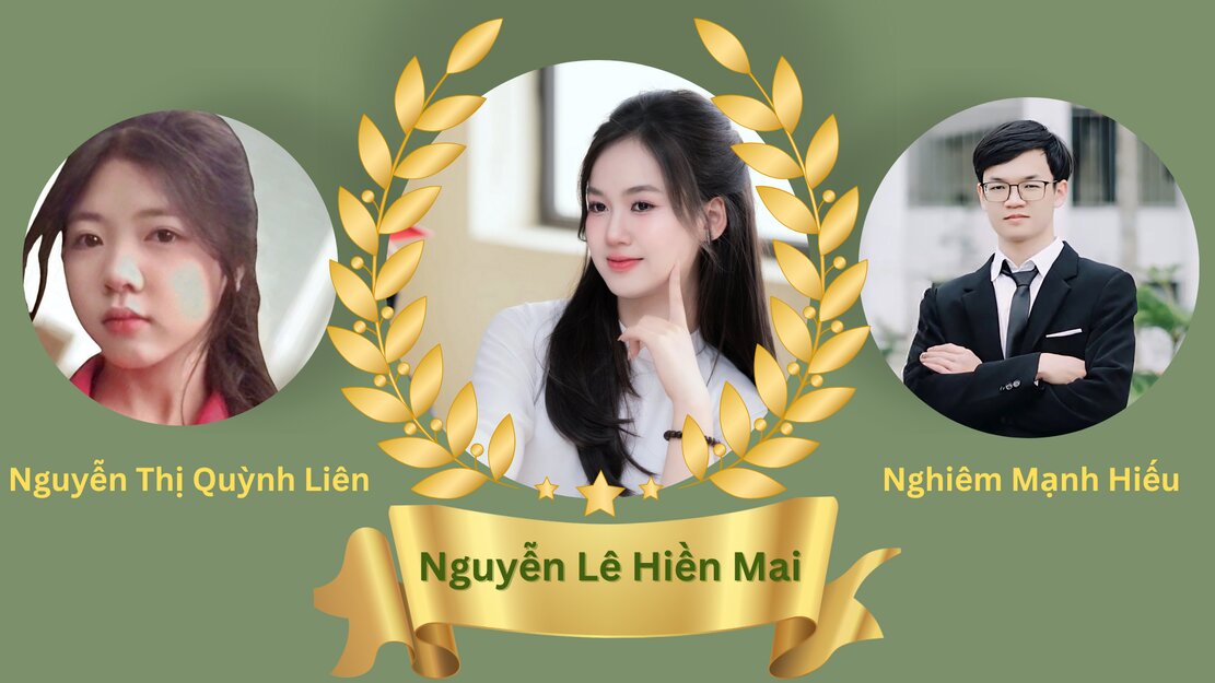 Chan dung 3 thu khoa duoc Chu tich tinh tang bang khen. Anh: Cong TTDT tinh Phu Tho.