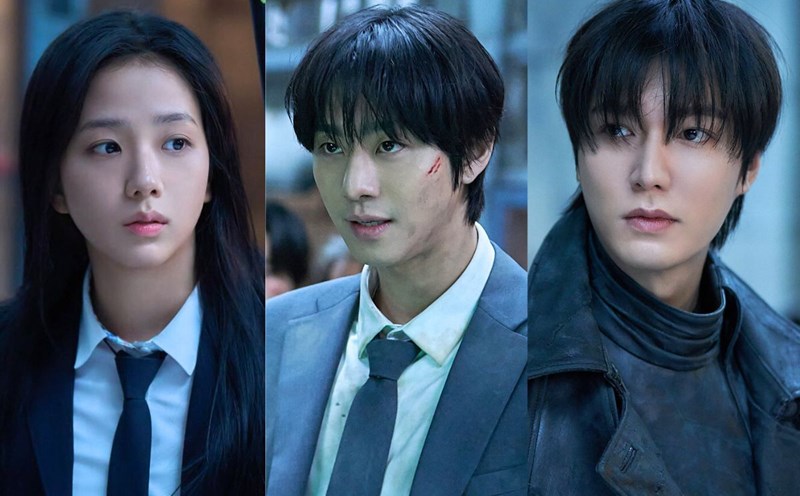Jisoo, Ahn Hyo Seop, Lee Min Ho in the movie "Omniscient Reader". Photo: Lotte Entertainment