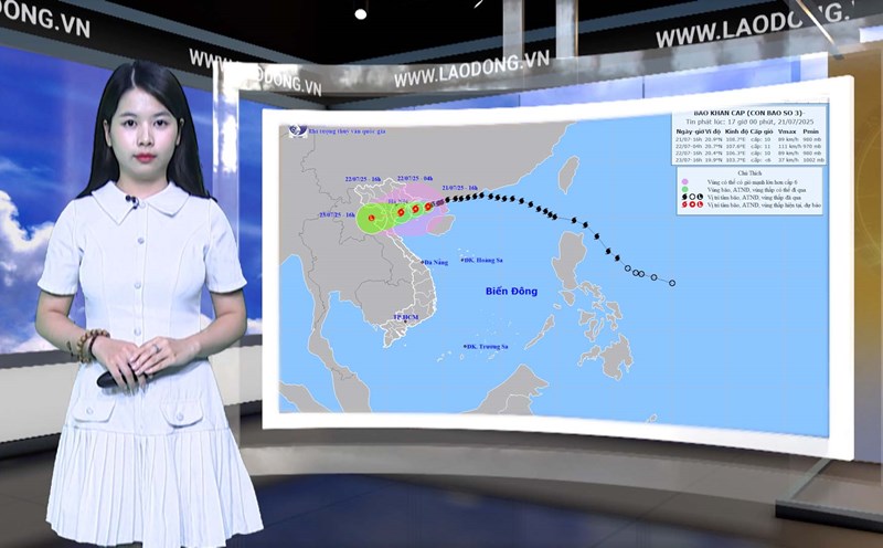 Weather forecast for tonight and tomorrow, July 22