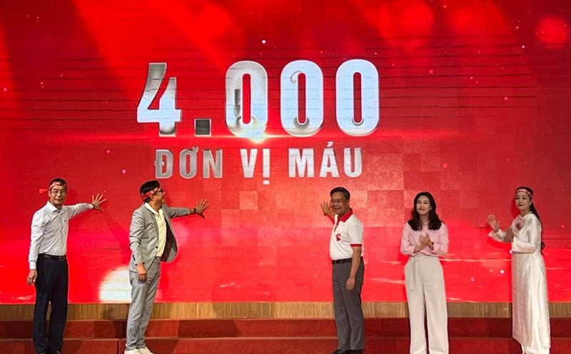 4,000 more units of blood will be used for treatment and emergency care during the summer from the 'red Drops of gratitude' program in 2025. Photo: BVCC