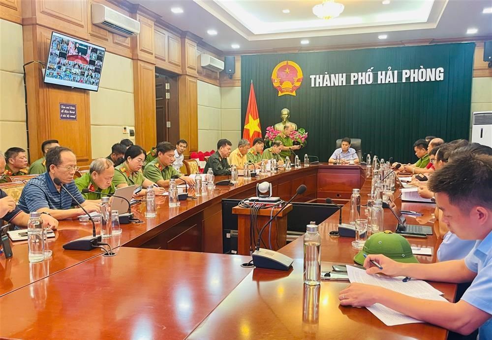 会議の全景。写真:ハイフォン警察