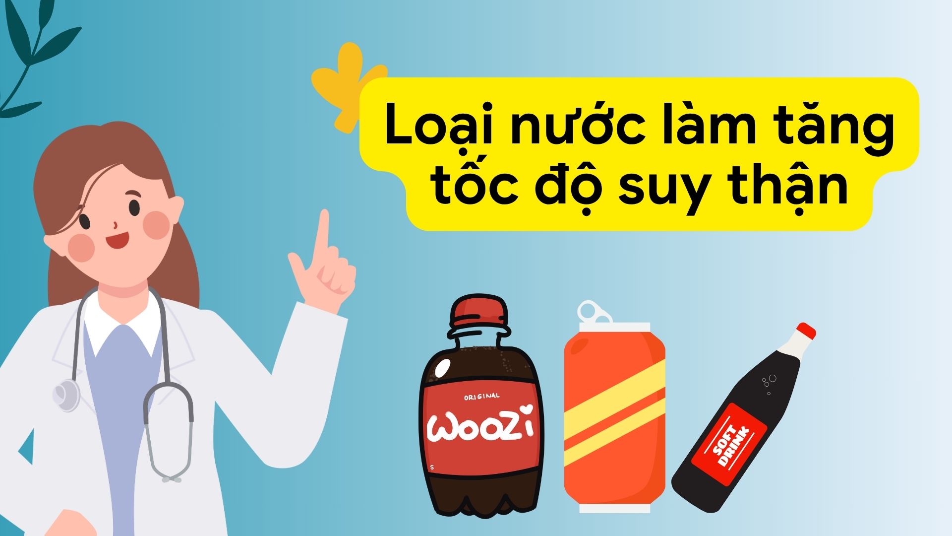 Regularly used soft drinks with gas will increase the rate of kidney failure. Graphic photo: Nguyen Ly
