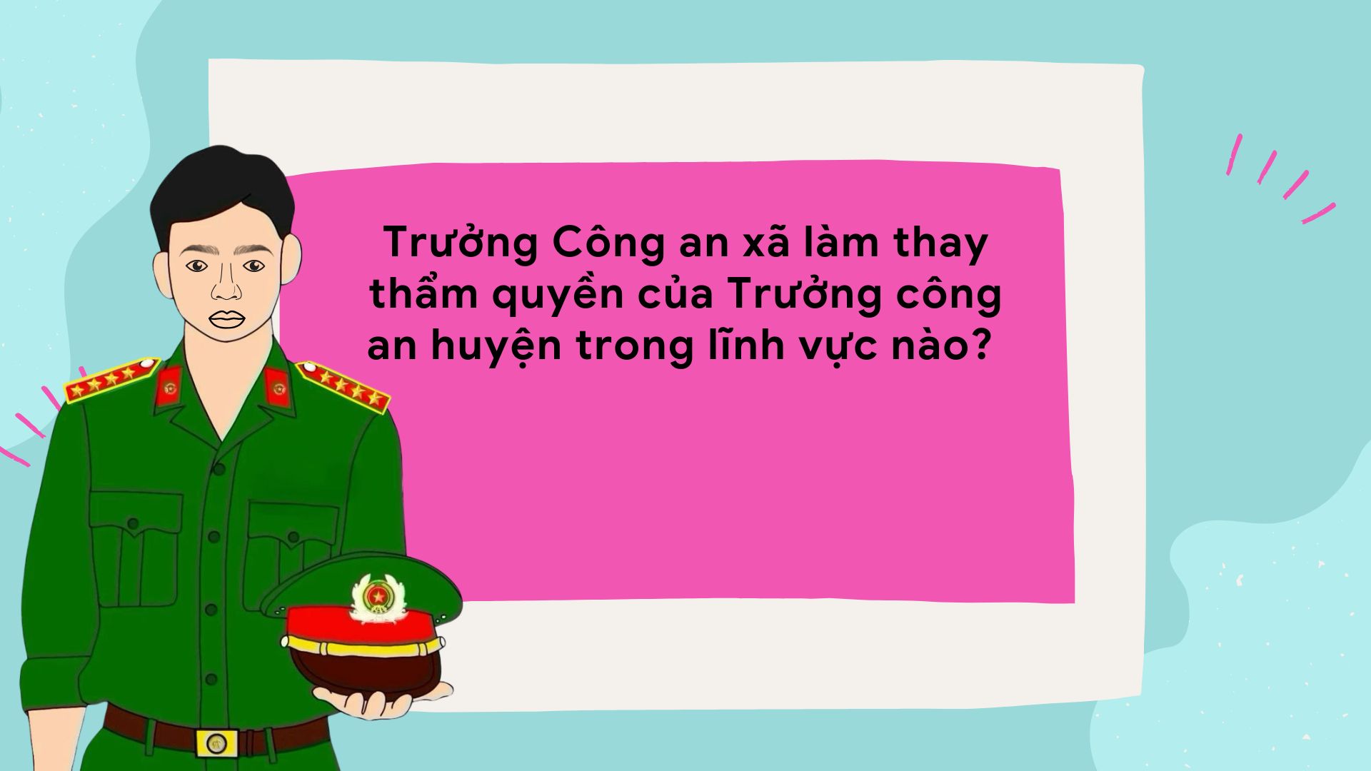 In which field does the Commune Police Chief replace the authority of the District Police Chief?