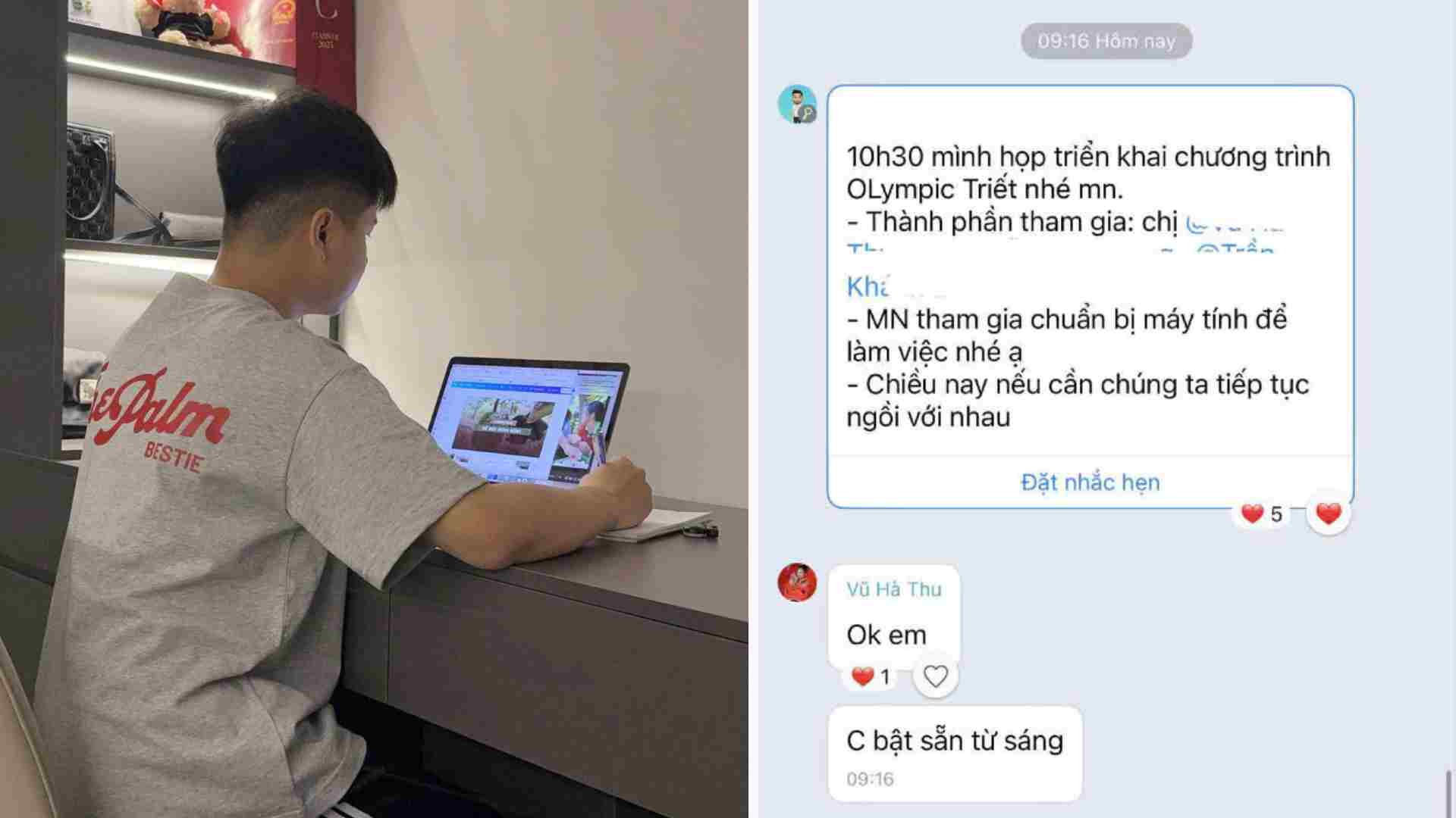 Many companies simultaneously let their employees take a day off or work online before the news of Typhoon No. 3 Wipha making landfall. Graphics: Tuyet Lan