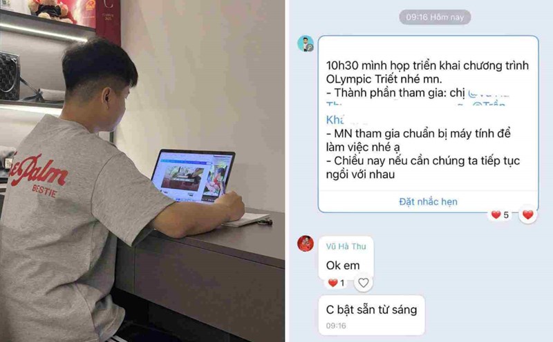 Many companies simultaneously let their employees take a day off or work online before the news of Typhoon No. 3 Wipha making landfall. Graphics: Tuyet Lan