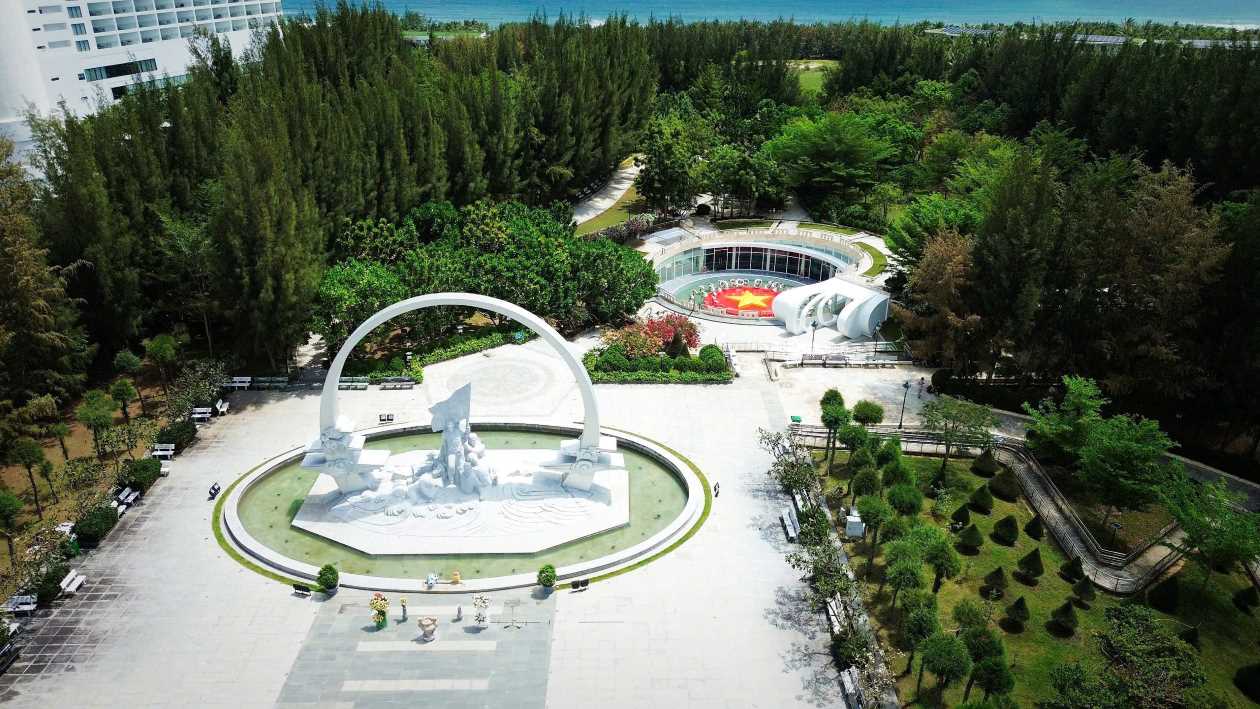 Overview of the Gac Ma Soldier Memorial Site in Khanh Hoa. Photo: Phuong Linh