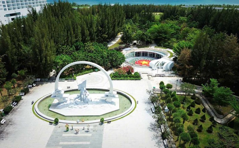 Overview of the Gac Ma Soldier Memorial Site in Khanh Hoa. Photo: Phuong Linh