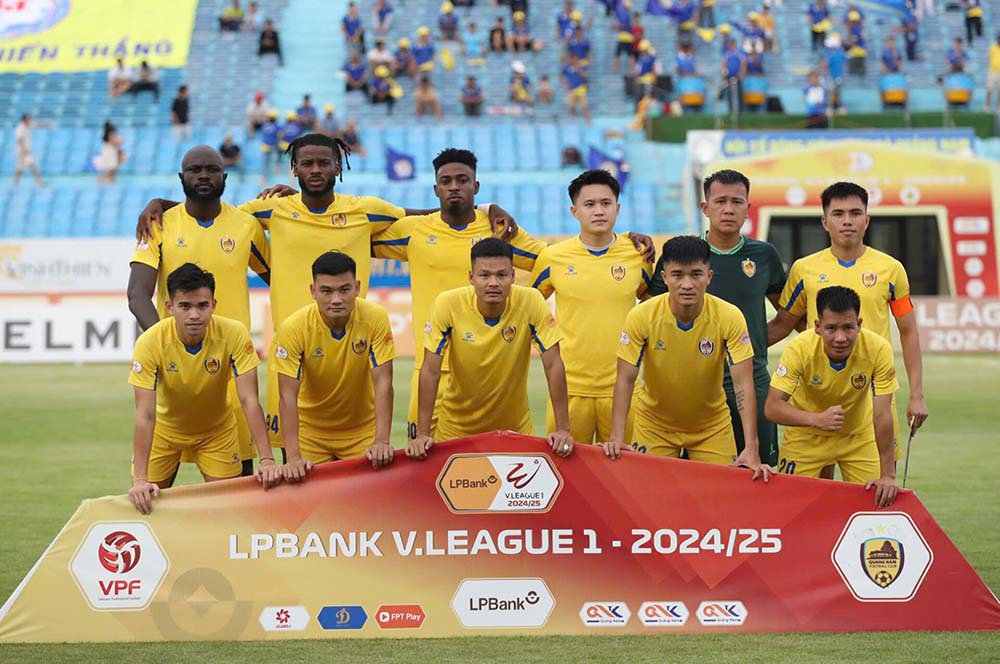 Quang Nam Club is likely to disband before the 2025-2026 season. Photo: VPF