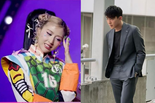 Quynh Anh ShynとB Tran。写真：彼女のかなり酔っぱらい/映画「穏やかなサンシャイン」のプロデューサー.