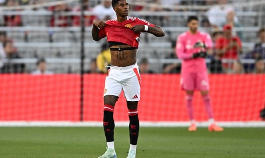 Marcus Rashford sẽ gia nhập Barcelona vào mùa hè này.  Ảnh: AFP