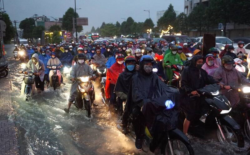 In the Southern region, thunderstorms continue to persist. Photo: Minh Quan