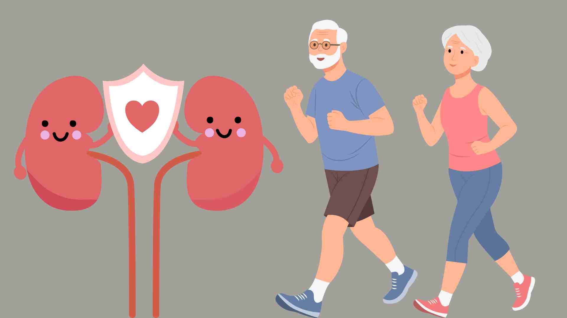Walking every day is good for the kidneys. Graphics: Ha May