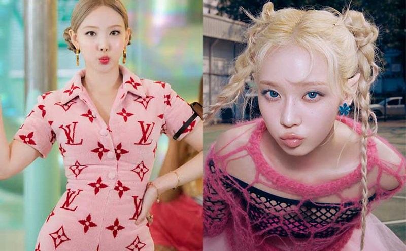 Nayeon TWICE and Winter aespa have a close relationship that surprised many people. Photo: MV Pop! and Armageddon