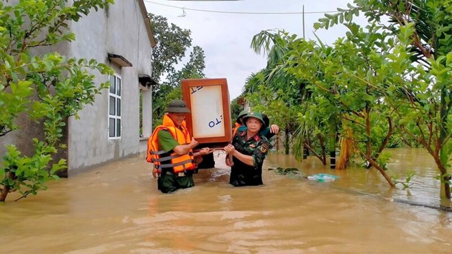 Lang Son省は2024年の台風3号後、9 000億ドン以上の損害を受けました。写真:Lang Son警察