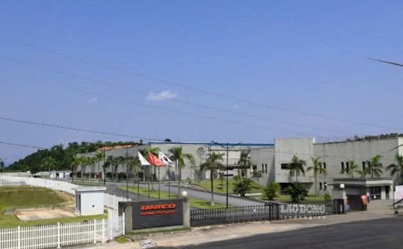 Unico Global Company Limited where the incident occurred caused a stir on social networks. Photo: Van Duc