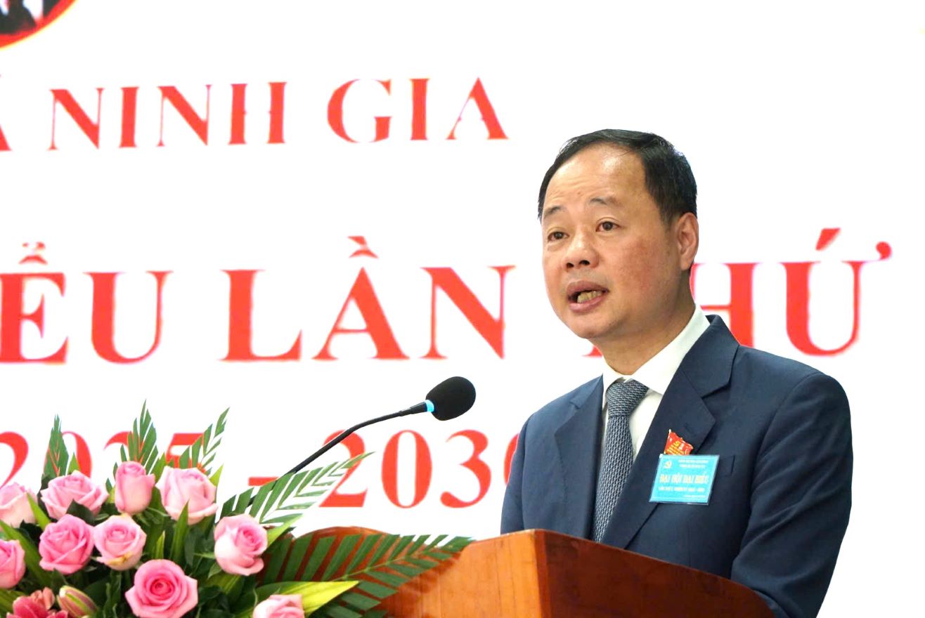 ラム・ドン・ドン州人民評議会の委員長であるトラン・ハンタイは、地方党委員会の副長官であり、幹部と党員の重要性を強調しました。写真：ラムホン