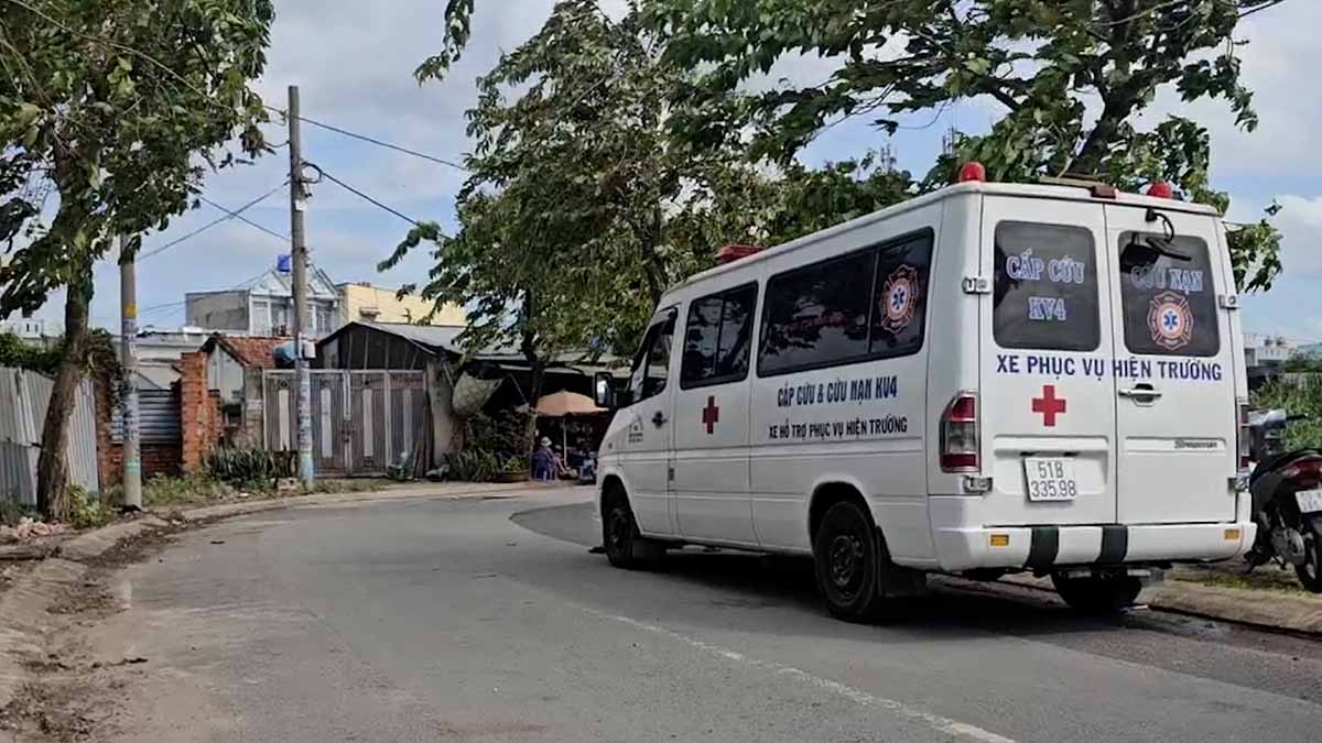 The scene of the fire that killed 1 person is suspected to be caused by arson due to a love conflict in Ho Chi Minh City. Photo: Dong Hoang