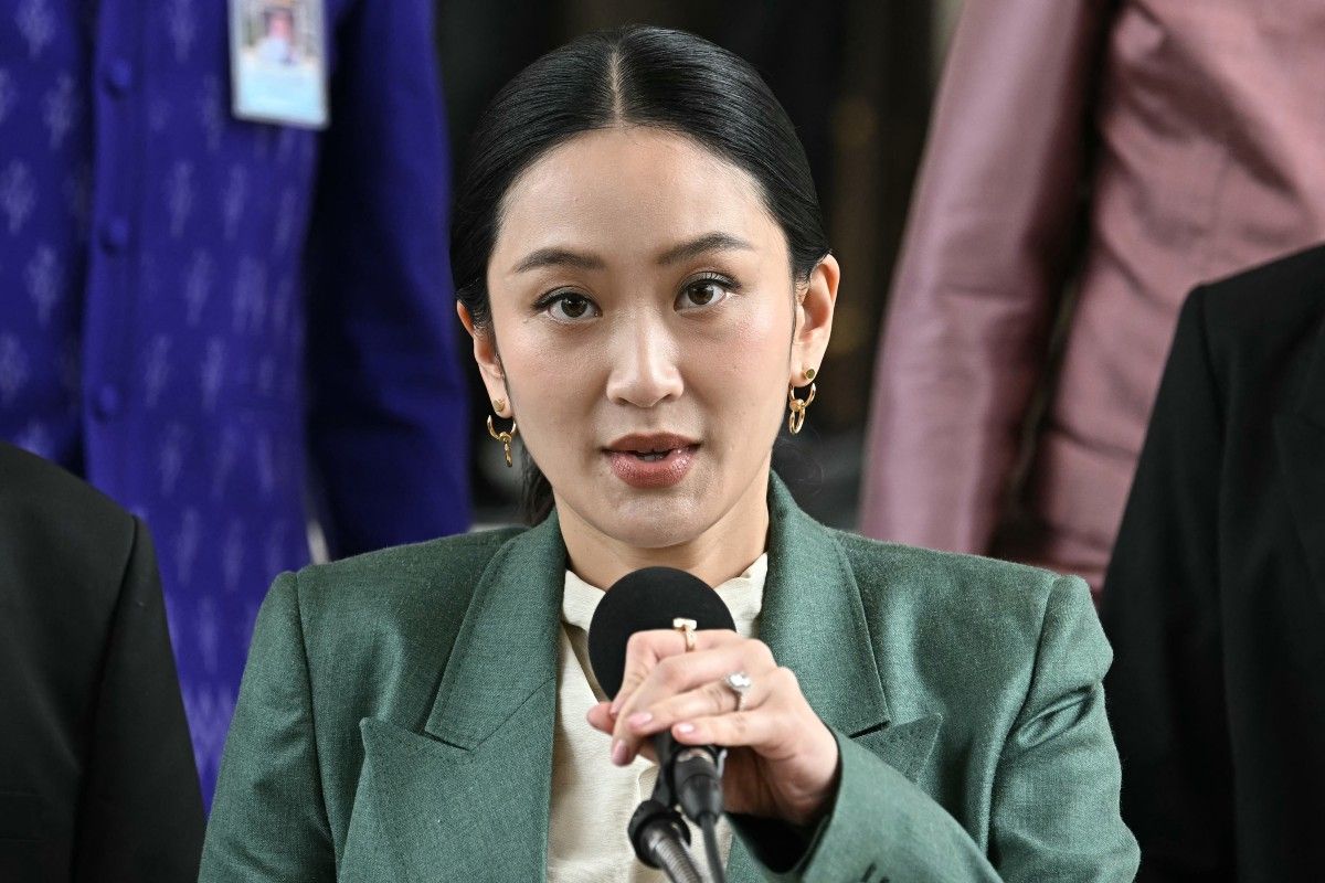 파에통탄 시나와트라 여사는 현재 태국 문화부 장관입니다. 사진: AFP