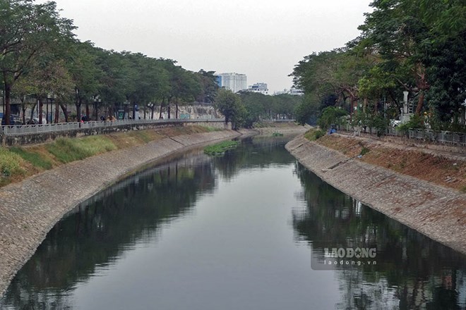 Dong song To Lich, Ha Noi dang bi o nhiem nghiem trong. Anh: To The