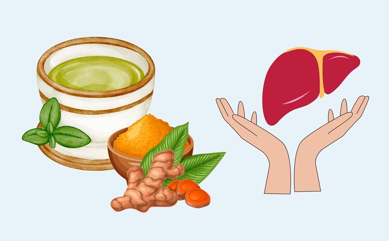 The liver detoxified all night with just 1 glass of water before bed. Graphics: Linh Dan