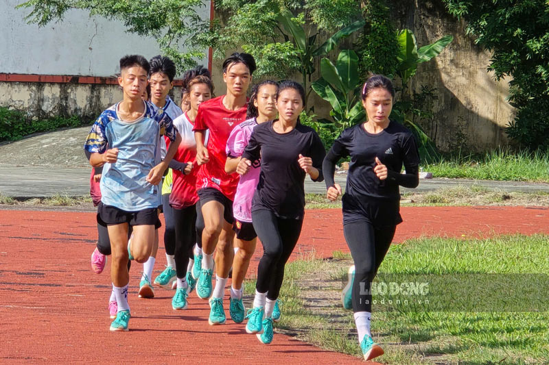 선수들은 혹독한 날씨에도 불구하고 훈련합니다. 사진: 떤반
