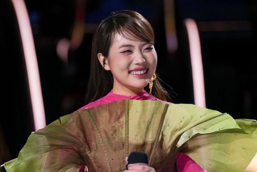 Sing! AsiaでのPhuong My Chi。写真:Sing! Asiaのプロデューサーが提供