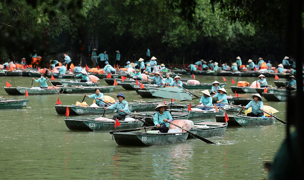 Trang An and Ninh Binh announced to welcome visitors again from 10:00 a.m. on July 23. Photo: Trang An Heritage
