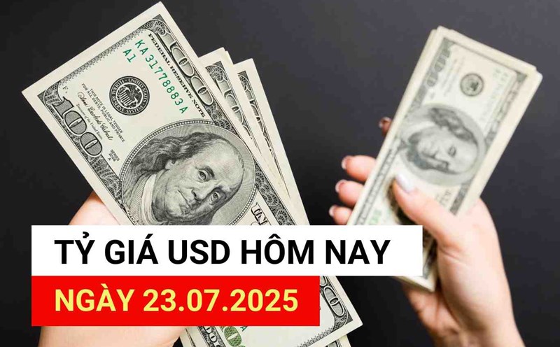 USD exchange rate today, July 23, 2025.