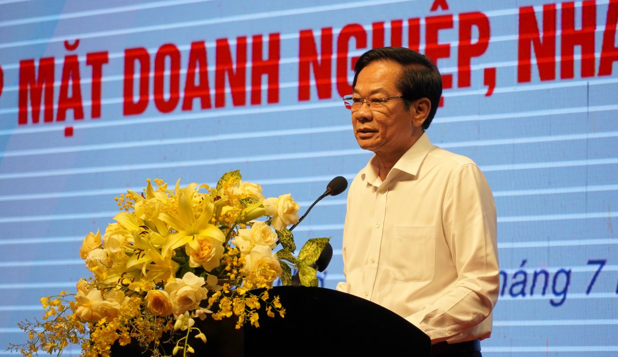 Uy vien Trung uong Dang, Bi thu Thanh uy Can Tho Do Thanh Binh phat bieu chi dao. Anh: Phuong Anh